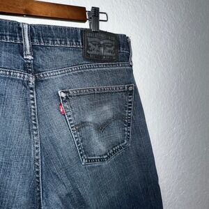 Levis 511 Slim Fit Jeans Mens 34x32 Dark Wash Blue Denim Stretch 04511-2091